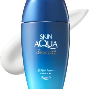 日本直邮水感肌（SKIN AQUA）玻尿酸精华防晒 70g SPF50+・PA++++ 防晒（无酒精 无香料 无色素 无防腐剂 敏感肌；妆前打底 底妆；）