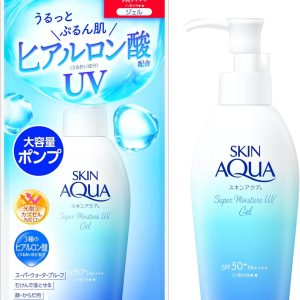 日本直邮 SKIN AQUA 水感超保湿 UV 防晒啫喱140g 清爽不粘腻面部身体防晒SPF50+ PA++++