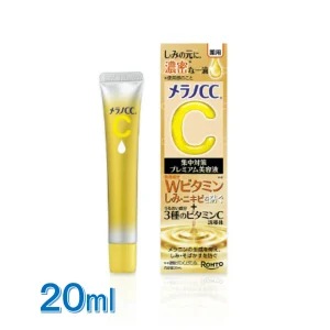 日本直邮乐敦 Melano CC Premium 药用美白精华液 20ml 淡斑提亮淡化痘印