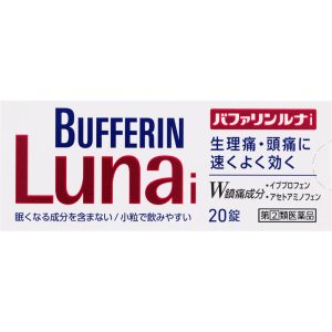 日本直邮狮王 Bufferin Luna i 生理期专用止痛药 【指定第 2 類医薬品】