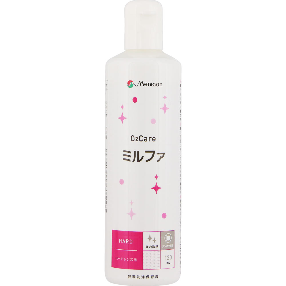 日本直邮 CF 抗菌O2护理Milfa 120ml×2支 Menicon - 图片 2