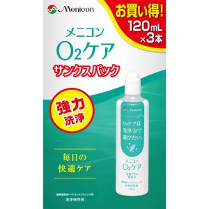 日本直邮 O2护理Thanks Pack 120ml 3P Menicon