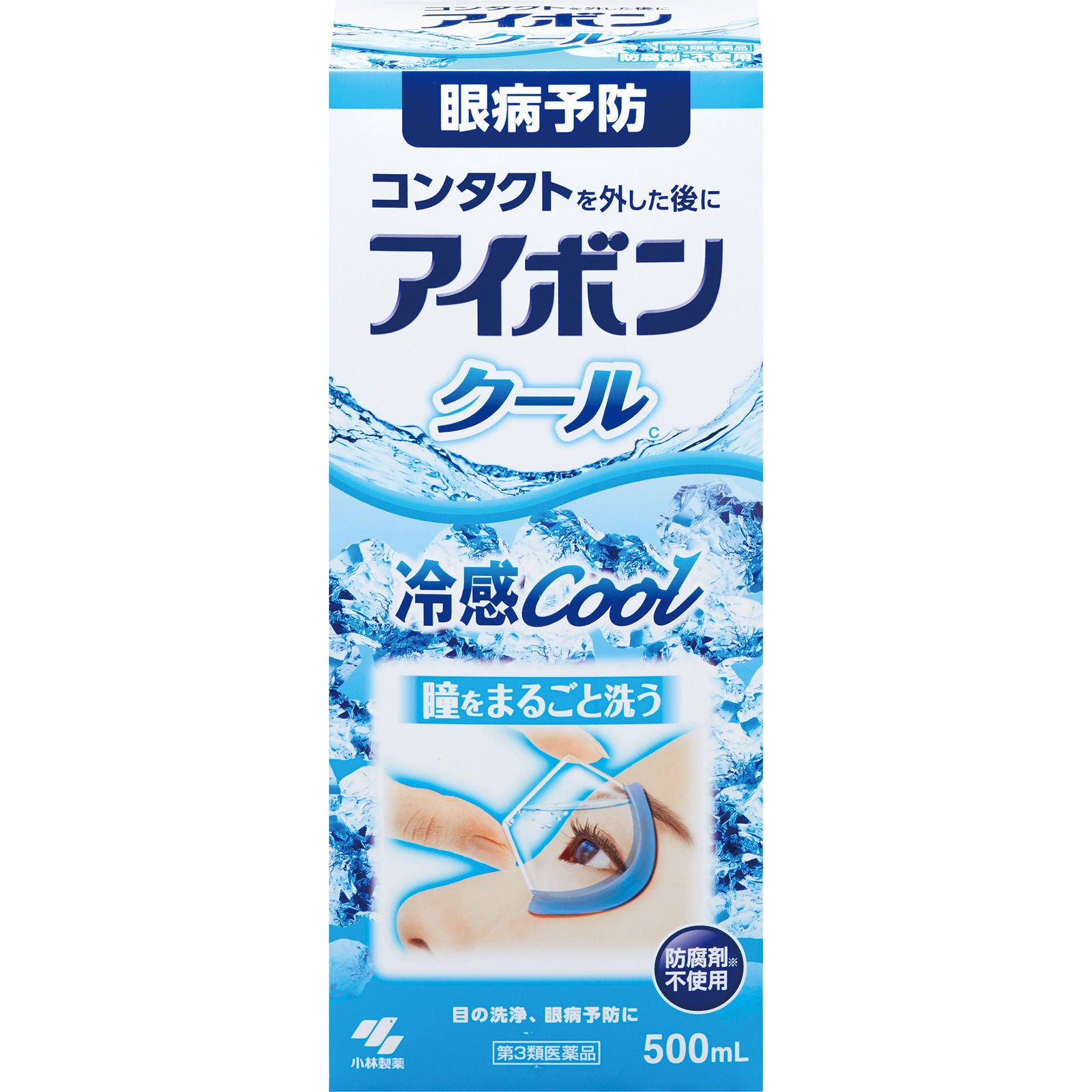 日本直邮 小林制药 Eyebon Cool清凉洗眼液 500ml【第3类医药品】 - 图片 5